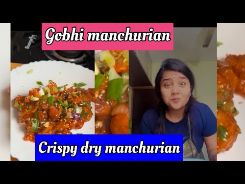 Gobhi manchurian|dry manchurian|snacks#gobhimanchurian #drymanchurian #recipe #snacks #streetfood