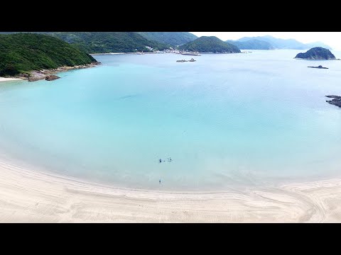 絶景を求めて　蛤浜海水浴場（新上五島町）