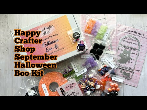 Happy Crafter Shop September Release- Halloween Boo Kit 🖤🧡 | Guest Designer