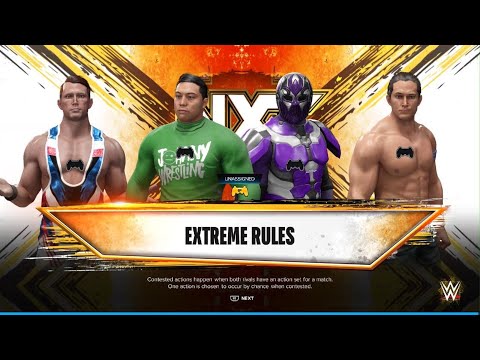 WWE 2K24: AWA Wrestling: Andrew Jack vs Alex vs Joshua vs Harry