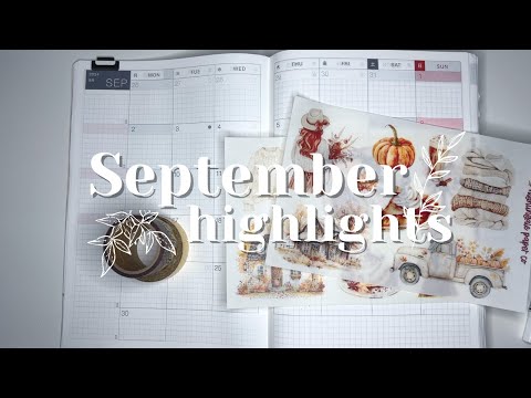 Memory Plan With Me: September Monthly Highlights