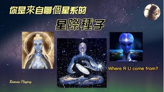 5)  你是來自哪裡的星際種子？ 大角星 昂宿星 天狼星 仙女座 （字幕）