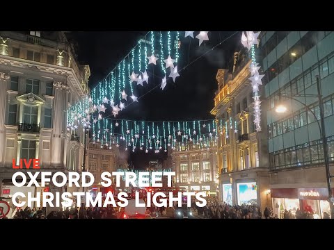 Oxford Street Christmas Lights 2023 Live Switch On