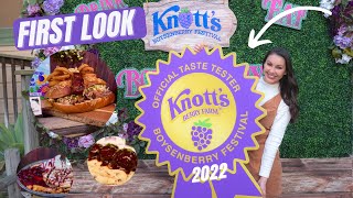 First Look! Knotts Boysenberry Festival 2022 Best New Food Items!