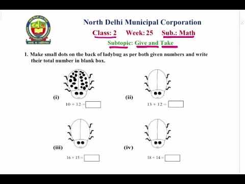 Class 2 Maths | Give and take | week 25 | FirstStep | worksheet Solution 08.12.2020