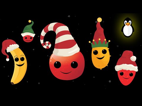 Dancing Fruit Christmas Party! Holiday Baby Sensory fun from Penguin and Pals