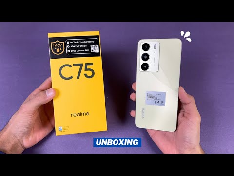 Realme C75 - Unboxing & Features Overview! (IP69 Water & Dust Resistant + Helio G92 Max)!