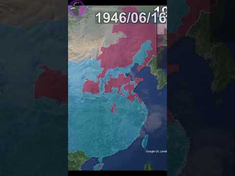 The Chinese Civil War using Google Earth