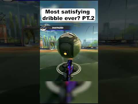 Most satisfying dribble ever?? PT.2 #rl #rocketleaguefreestyle #rocketleague