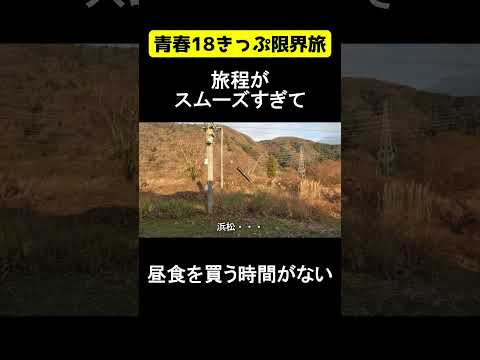 電車の乗り継ぎがスムーズすぎて食事が買えない