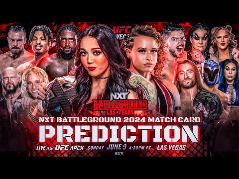 WWE NXT Battleground 2024 - Official Match Card Prediction HD