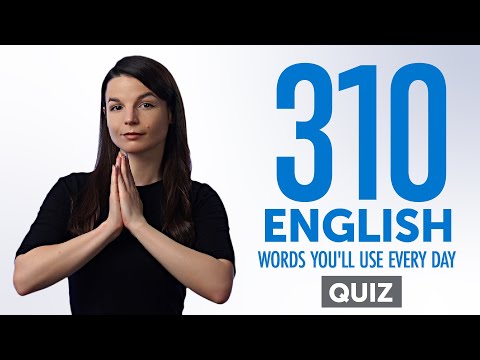 Quiz | 310 English Words You'll Use Every Day - Basic Vocabulary #71