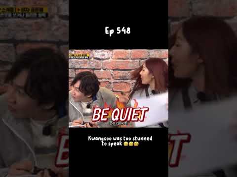 BE QUITE!! 🤣 #runningman #LeeKwangSoo #Jessi