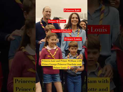 Princess kate and Prince William together with George and Charlotte Christmas #shorts #katemiddleton