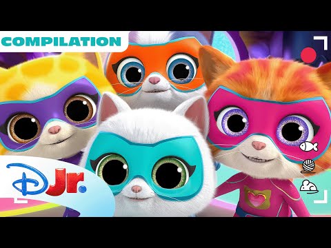 SuperKitties Su-Purr Adventures Shorts | Oopsie Kitty! & MORE! | Compilation | @disneyjr