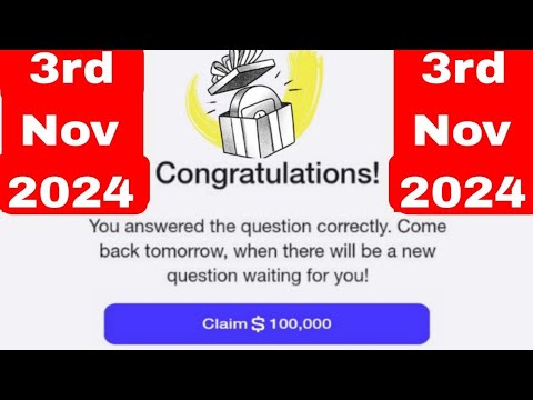 Today 3rd November Time Farm Oracle Of Time Answer | Time Farm Daily Combo #timefarm #oracleoftime