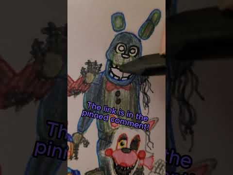 FNAF PROJECT Part 6: Coloring the Fnaf 3 characters!