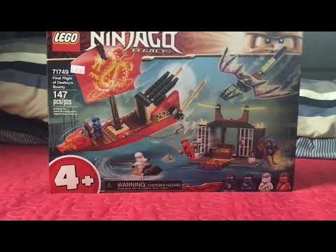 Lego ninjago (legacy) final flight of destiny’s bounty unboxing