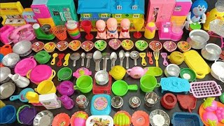 7 Minutes satisfying with unboxing Hello kitty kitchen set | Miniature ASMR kitchen set Toys cooking