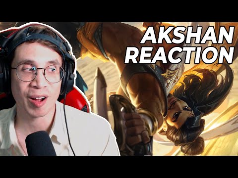 Arcane fan reacts to AKSHAN (Voicelines, Skins, & Story) | League of Legends