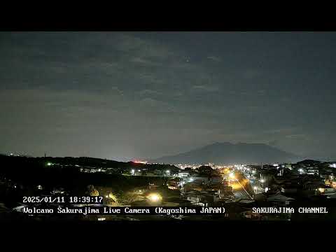 【絶景LIVE】桜島ライブカメラ（噴火・雲海・朝焼け・星空） live camera  volcano-Sakurajima ,Kagoshima,Japan