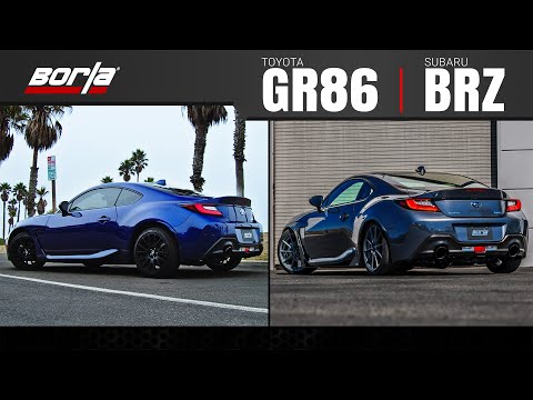 Borla Exhaust for 2022+ Toyota GR86 & Subaru BRZ