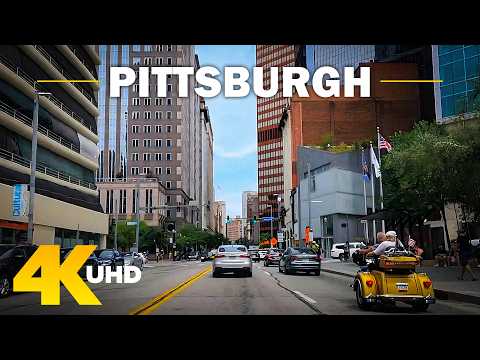 Pittsburgh 4K Driving Tour | Drive Through Downtown Pittsburgh