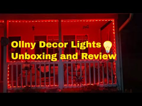 Ollny Decor Lights: Unboxing And In-depth Review! Great lights for inside and outdoors