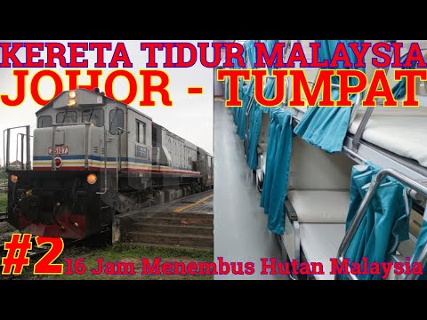 16 Jam Menembus Pekatnya Hutan Tropis Malaysia (Eps.2 Kereta Api Rimba Malaysia)