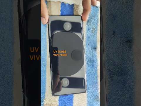 Vivo V30 uv glass testing with curved vision display with ultra smooth smartphone #youtubeshorts