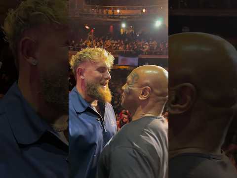 Logan Paul brother jake paul and mike Tyson face to face #shorts