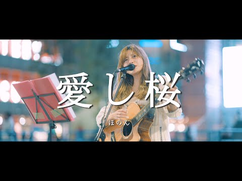 愛し桜 -  ほのん  /  in 新宿路上ライブ