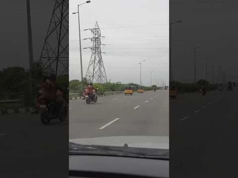 Chennai’s Outer Ring Road in Hyperlapse  #shortstiktok #drive #car #roadtrip #chennai #bangalore