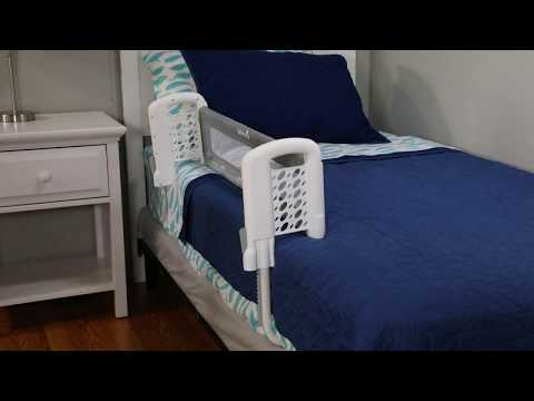 How to Install Top Of Mattress Bed Rail | Safety 1st