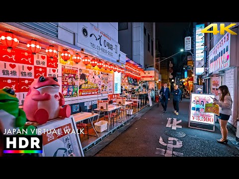 Tokyo Toranomon Hills, Shinbashi Walk from Tokyo Tower • 4K HDR