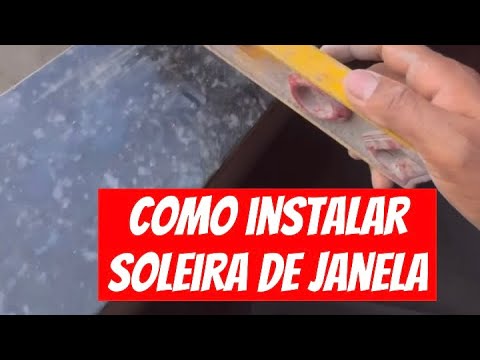 Como instalar soleira de janela de maneira rápida e prática…