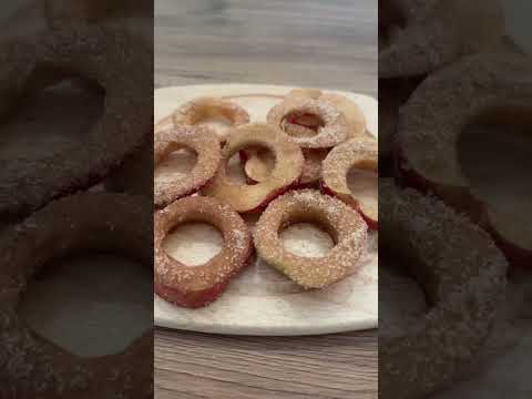 YOU NEED TO TRY THIS!! Baking the VIRAL Apple Donuts🍎🥮 #shortsfyp #trendingonshorts #tredingshort