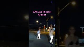 Phoenix Arizona 27th Ave Night Time Cruise