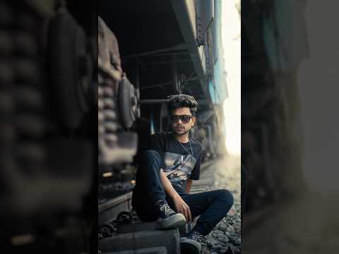 Photoshoot Pose with railway track#photoshootpose #trendingshorts #pose