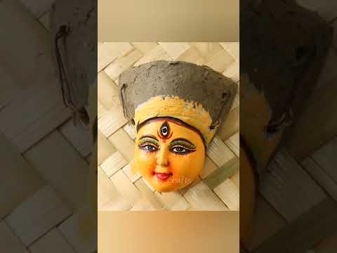 Durga mata face making for wall decoration