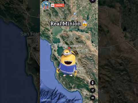 Minion Spotted On Google Earth😱 #shorts