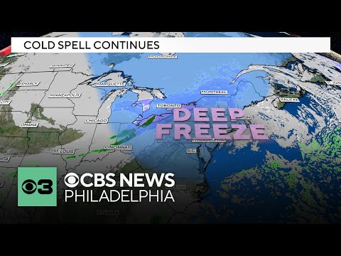 Bitterly cold temps, wind chills Monday in Philadelphia