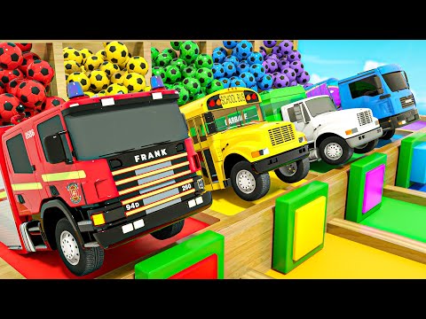 Ten in the Bed + Wheels On the Bus - Shaped wheels Soccer ball - Baby Nursery Rhymes & Kids Songs