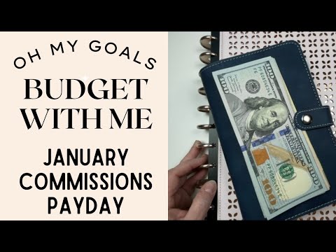 BUDGET WITH ME - January Commission Paycheck *REAL NUMBERS* | Bills & Sinking Fund Allocations