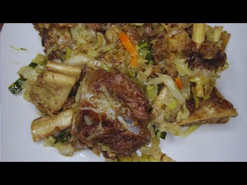 The Most Tastiest Impala Bones and Cabbage Recipe