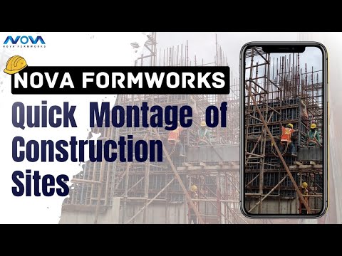 Quick Montage of Construction sites