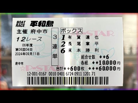 競艇のイン逃げ万舟309倍に大金賭けたらとんでもない事になりました【競艇・ボートレース】