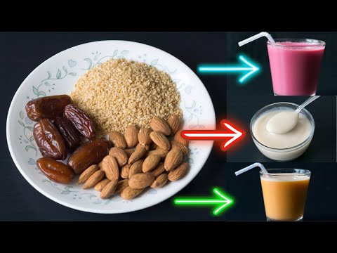 Baby Food | 3 Weight Gaining Brain Boosting Hemoglobin Recipes | Wheat Badam Milk | 8Mo - 5Yrs