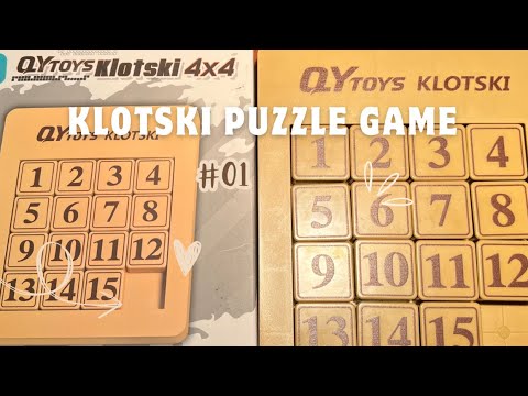 KLOTSKI PUZZLE GAME DAY 1 #satisfying #challenging