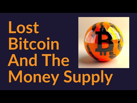 Lost Bitcoin and the Money Supply